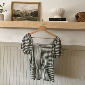 E&M striped top